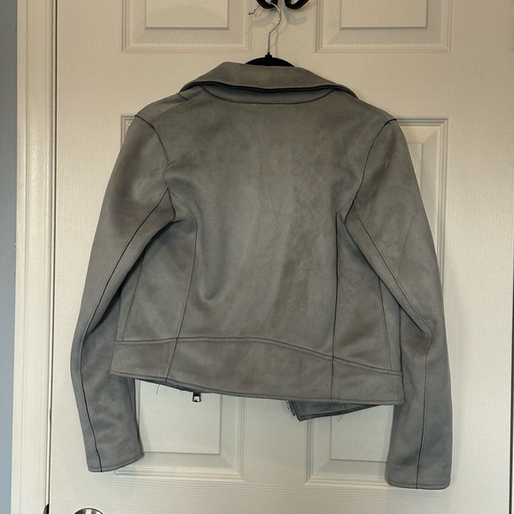 Dynamite Light Blue Suede Moto Jacket | Like New | XS | Bikercore - Picture 5 of 7